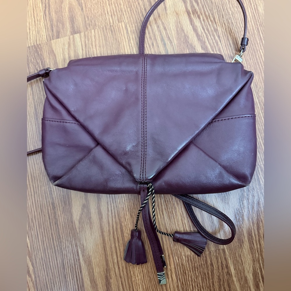 Maje Burgundy Leather Women's Bag